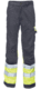 BUKSE M/KNEL. HI-VIS GUL/GRÅ KL 1