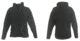 JAKKE FLEECE STRIKKET GRÅMELERT