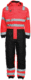 KJELEDRESS VINTER HI-VIS RØD/SVART EN 471 KL. 3