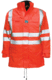 REGNJAKKE PARKAS ORANGE KL 3-EN343/EN20471/EN14116