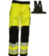 SKALLBUKSE HI-VIS GUL/SVART EN 20471 KL. 2