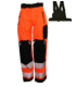 SKALLBUKSE HI-VIS ORANGE/SVART EN 20471 KL. 2