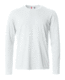 * T_SKJORTE BASIC-T L/S CLIQUE HVIT 029033-00