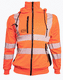 JAKKE M/HETTE HI-VIS DAME KL 3 ORANSJE