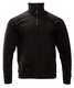 GENSER M/ZIP SVART