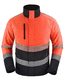 JAKKE STRETCH HI-VIS RØD/SVART KL 2