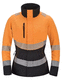 JAKKE STRETCH DAME HI VIS ORANGE/SVART KL 2