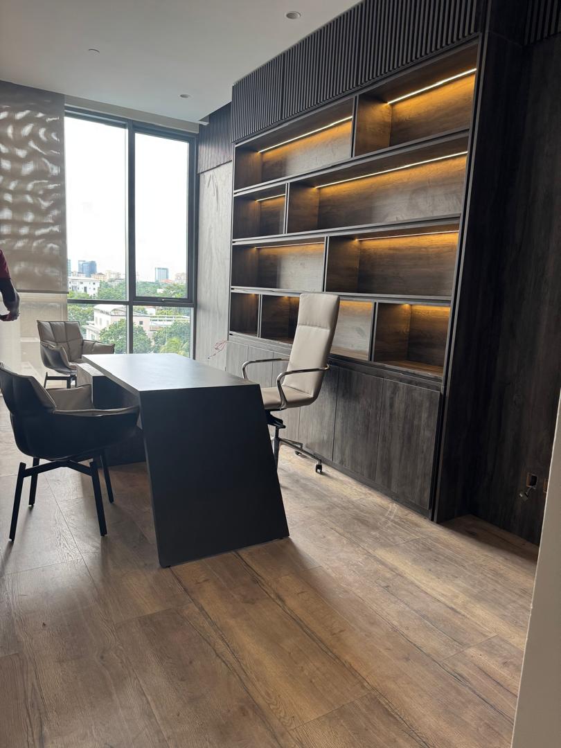 Lounge with feature wall