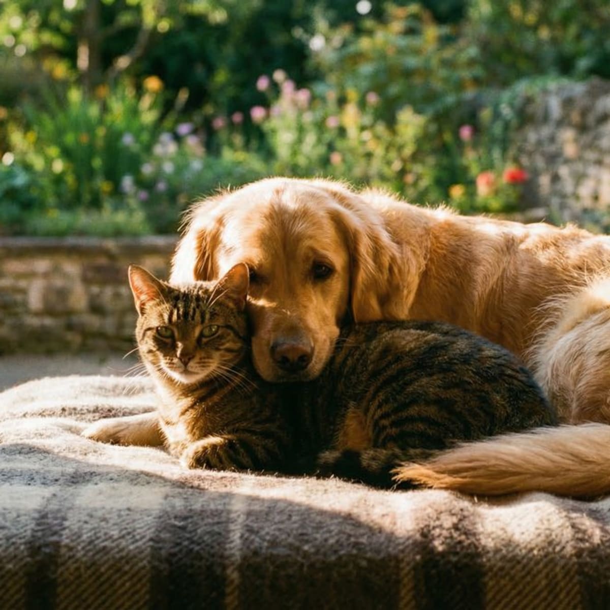 Older dog during a relaxed everyday moment