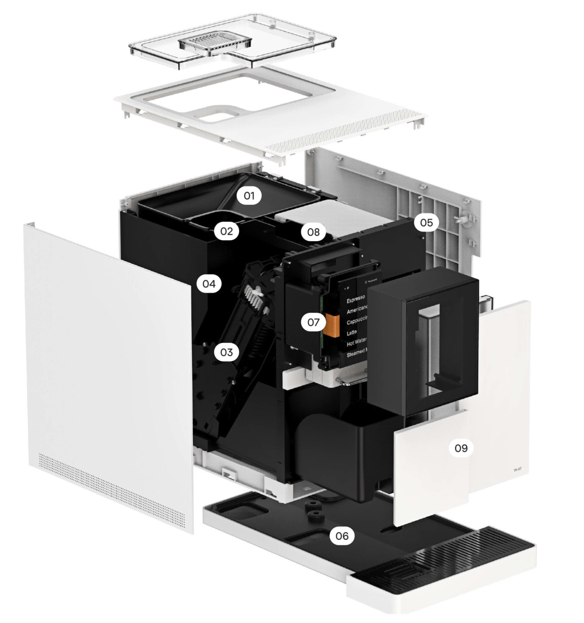 TK-02 grinder detail