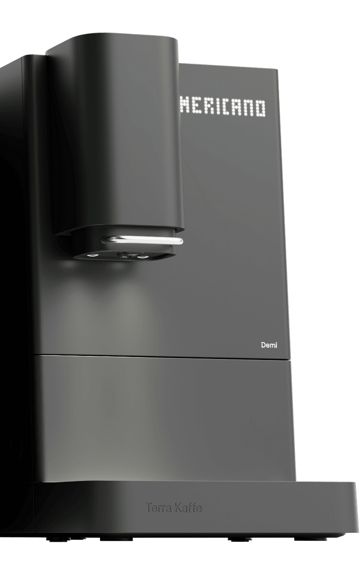 Demi whole-bean coffee machine in Slate
