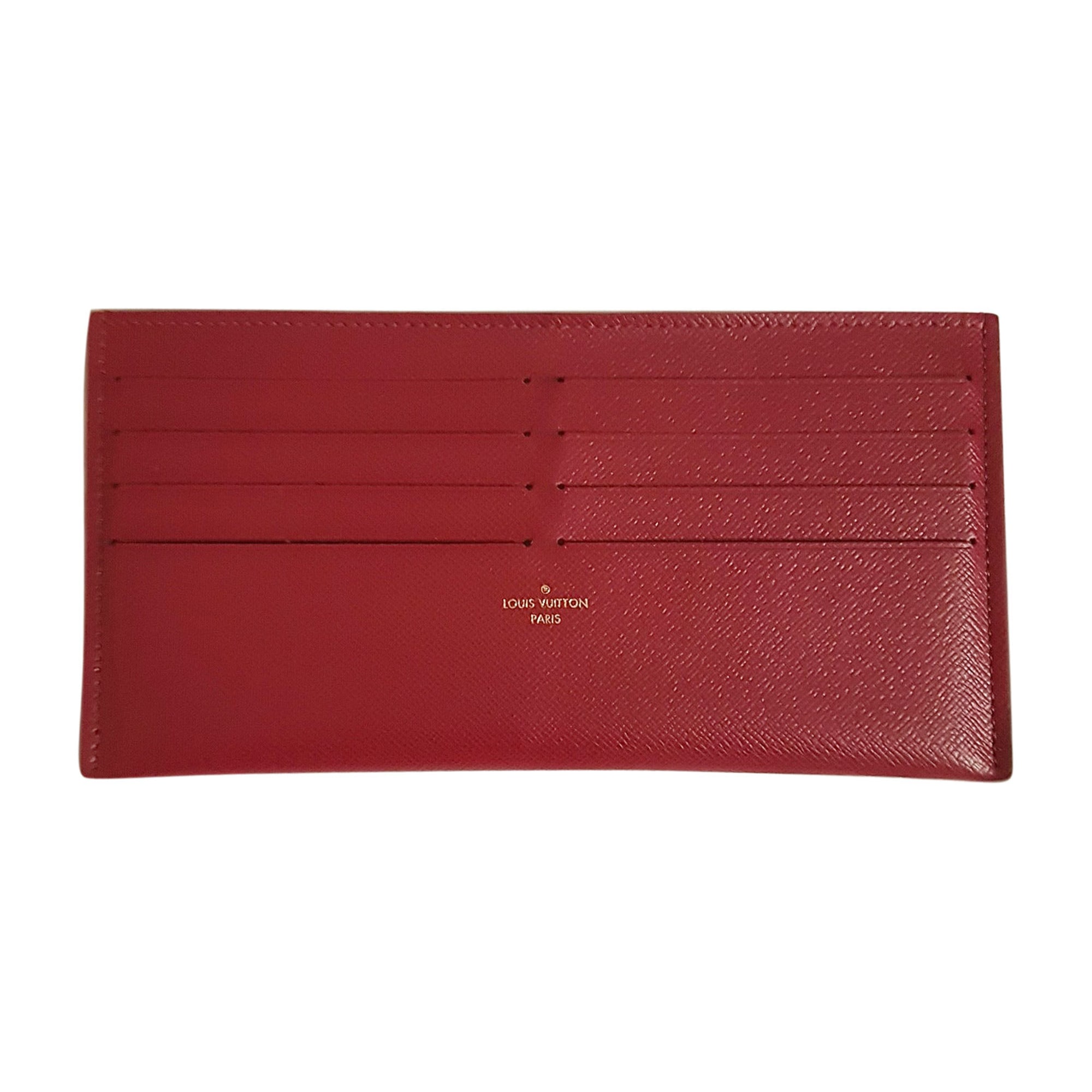 Porte-cartes LOUIS VUITTON rouge vendu par 'closetbykima' - 5156721