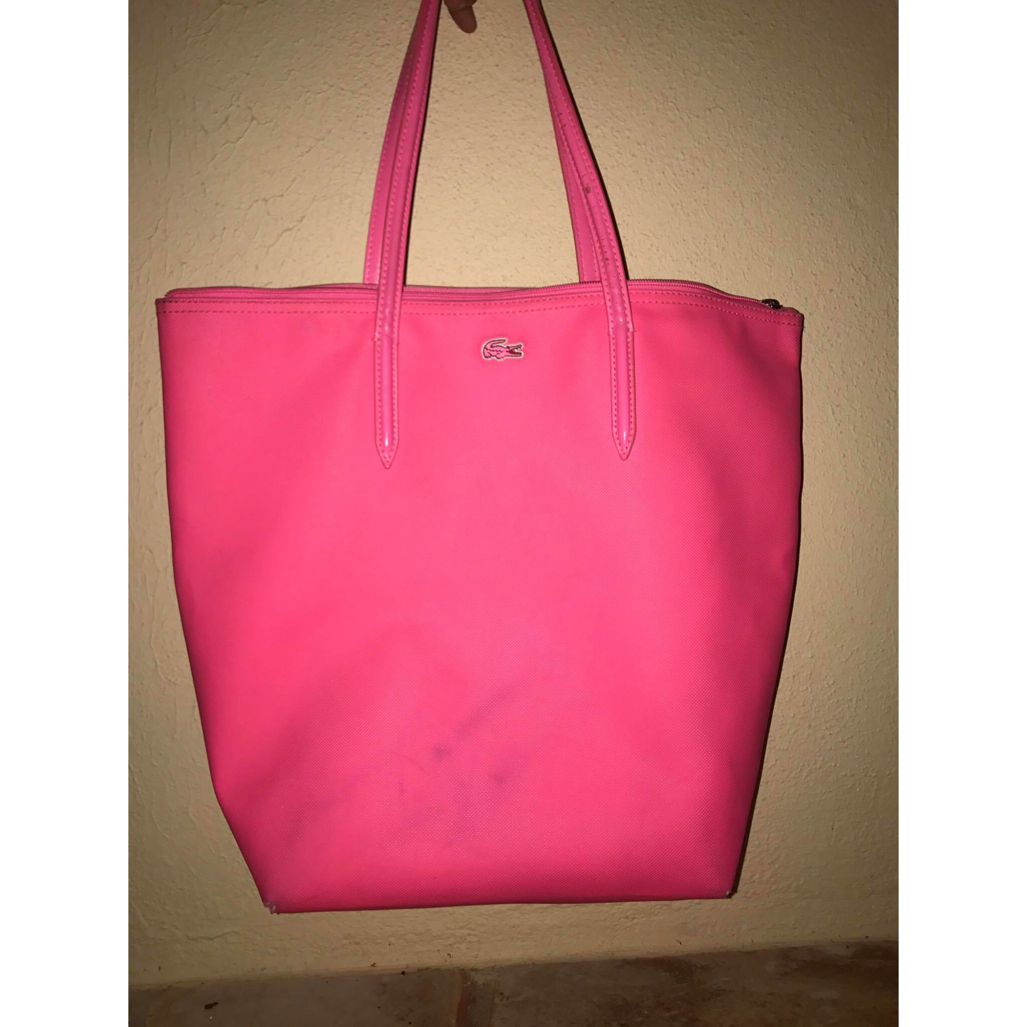 lacoste pink bag