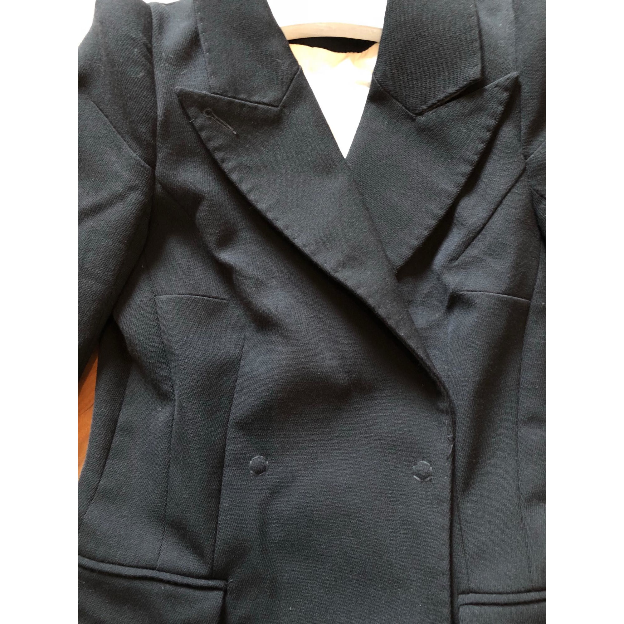 Blazer, veste tailleur MAISON MARTIN MARGIELA POUR H&M 34 (XS, T0) noir -  6807832