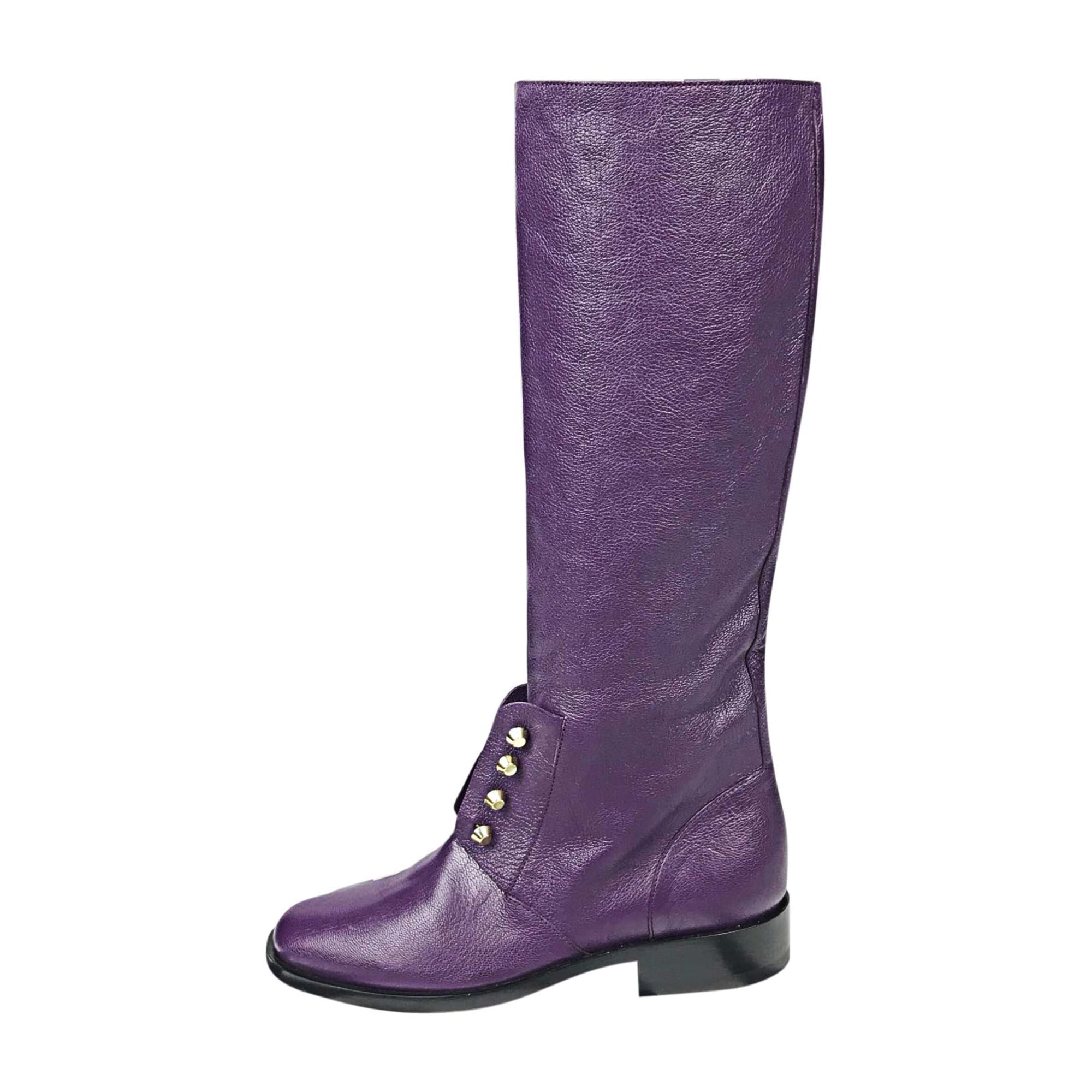 balenciaga bottes femme violet