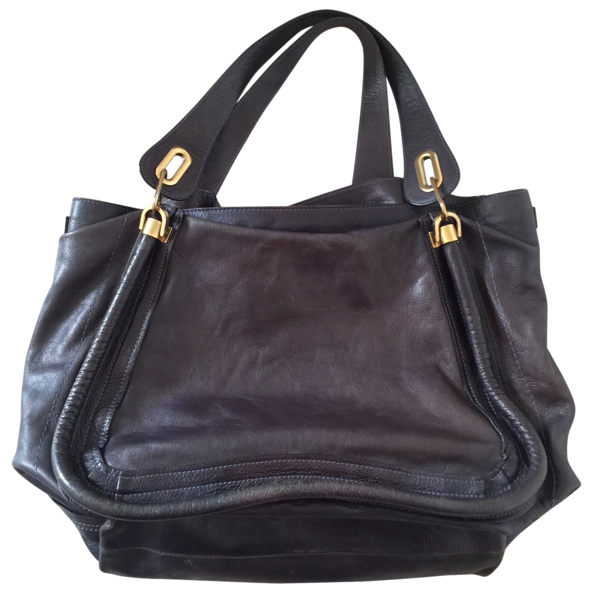 Leather Oversize Bag CHLOÉ blue vendu par Chiara119 - 3493092