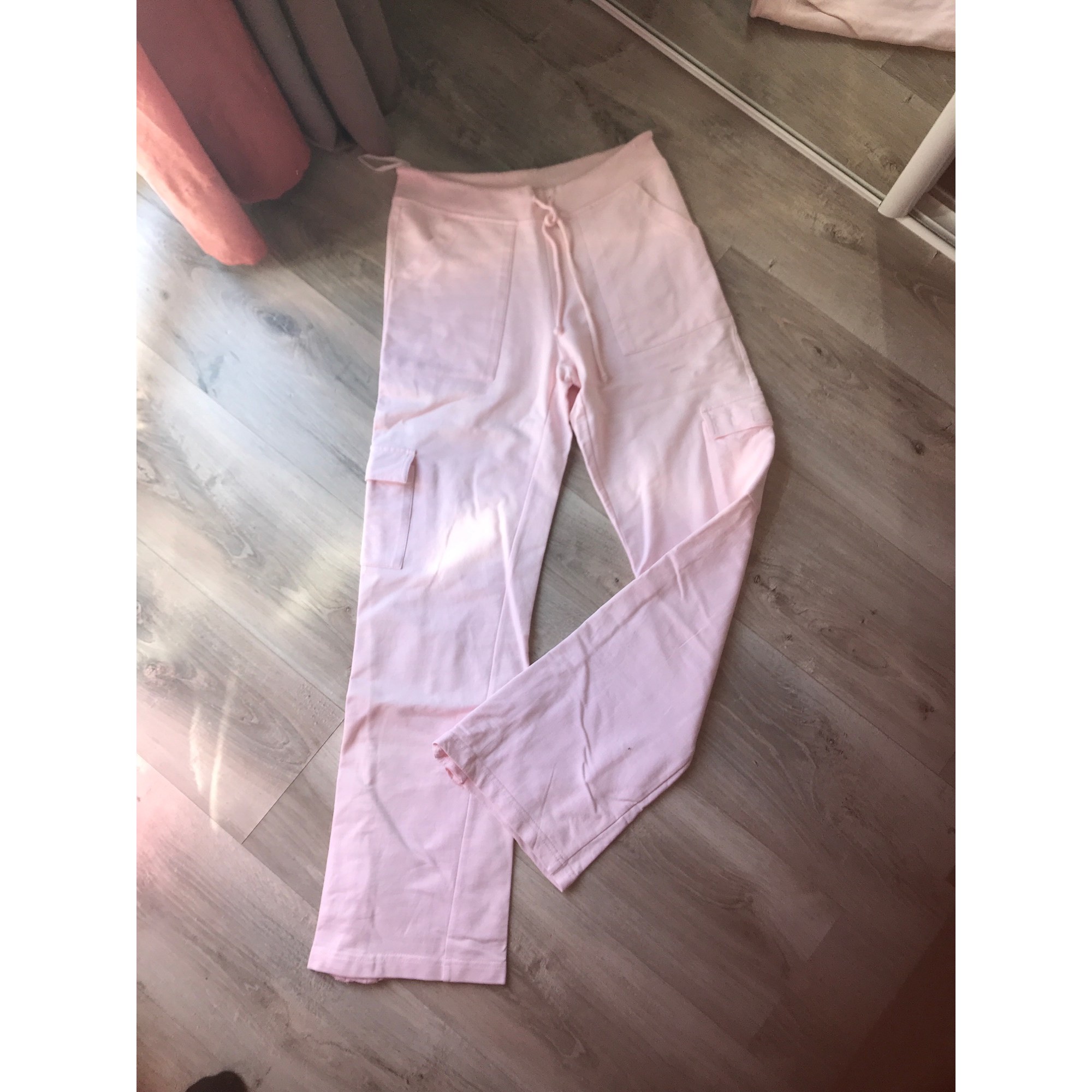 Pantalon droit TOGETHER 36 (S, T1) rose - 10221144