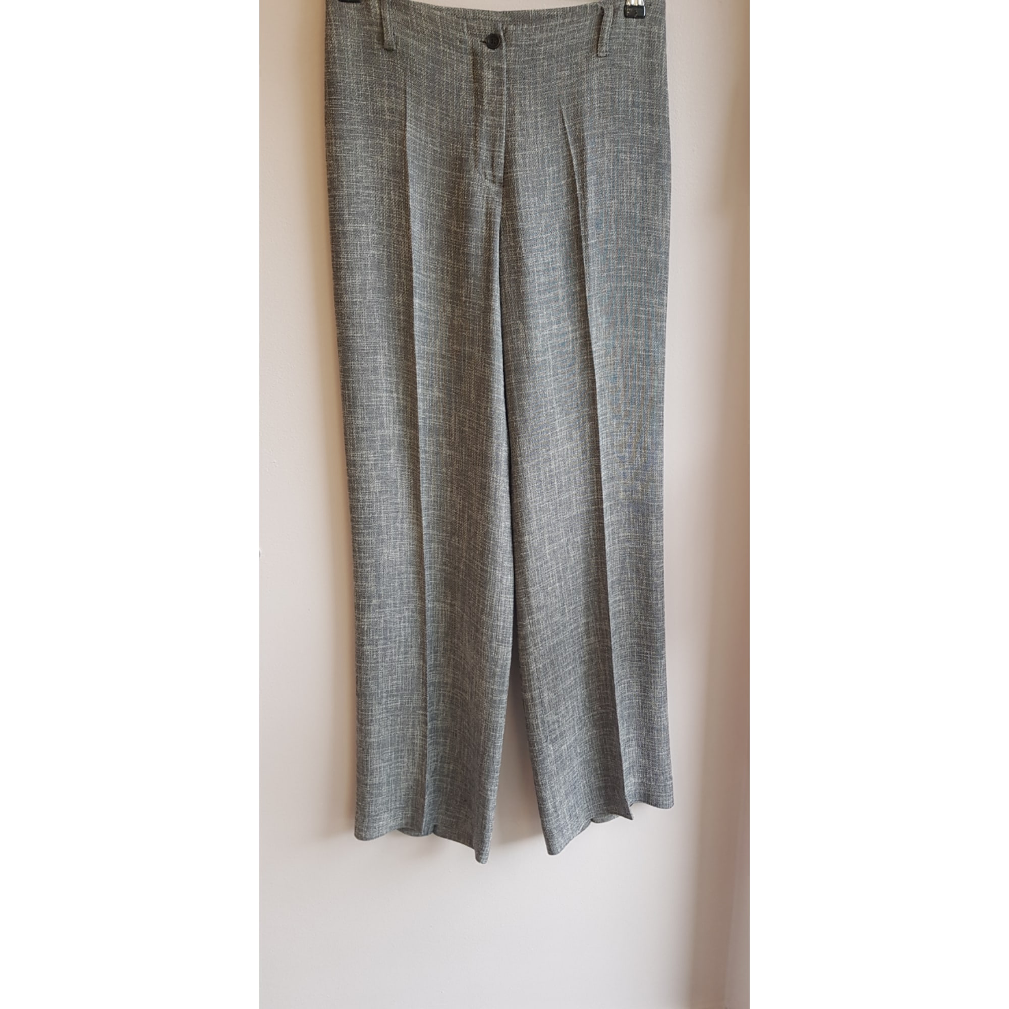 Pantalon large YUMI MAZAO 38 (M, T2) gris - 10328362