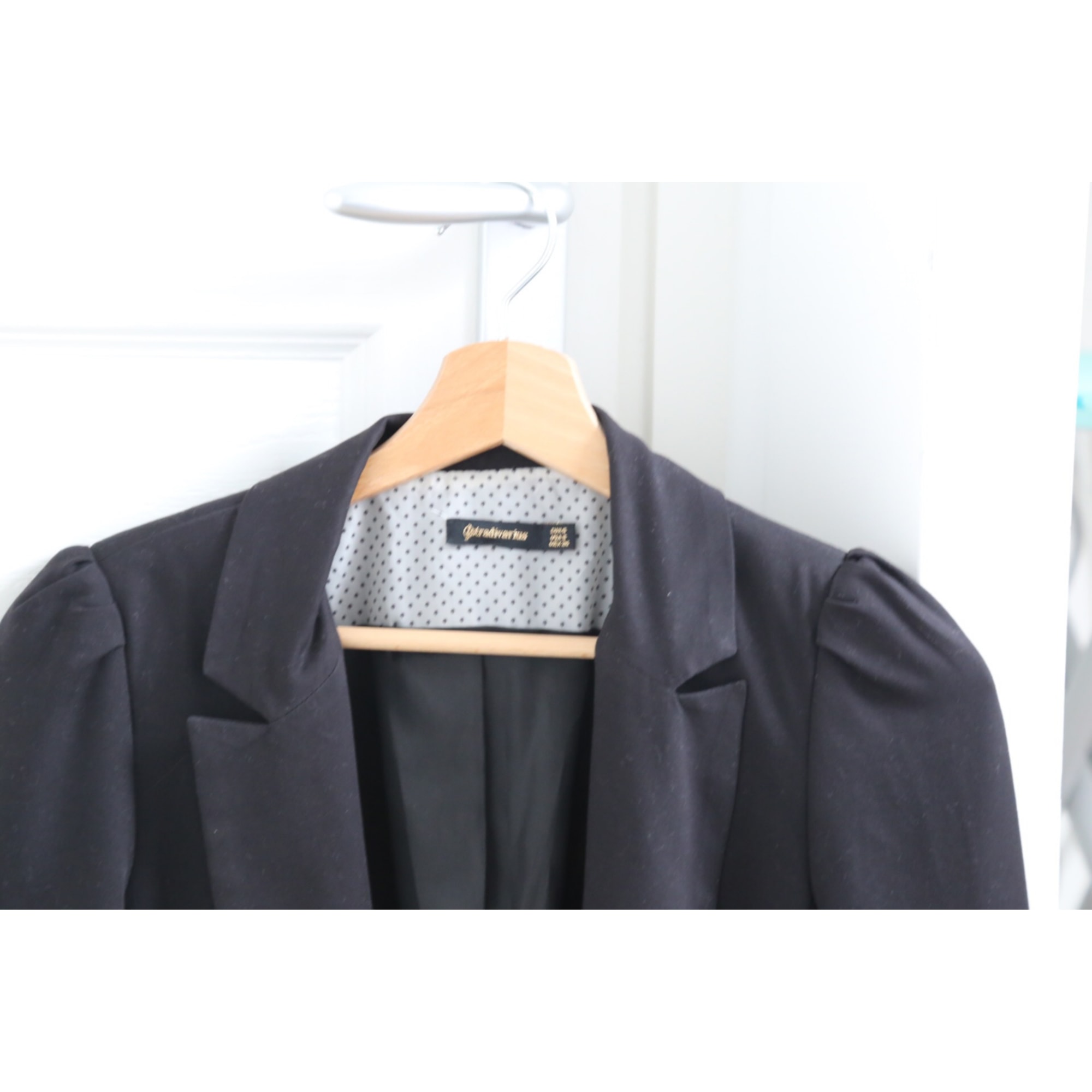 Blazer, veste tailleur STRADIVARIUS 36 (S, T1) noir - 11447900