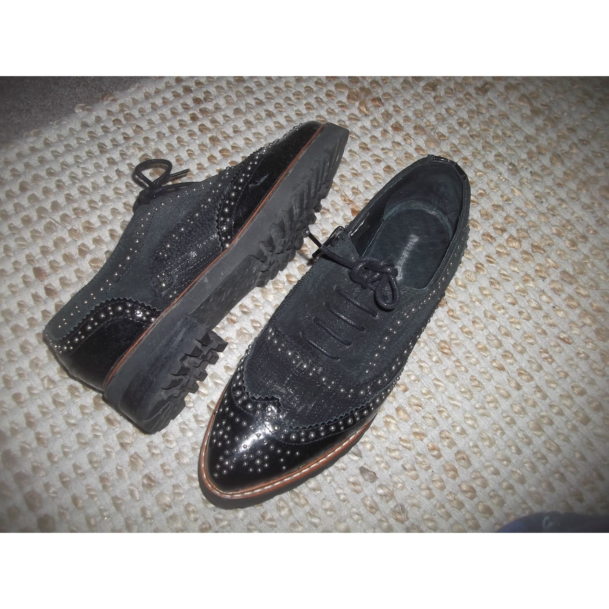 Chaussures à lacets PHILIPPE MORVAN 39 noir - 12031630