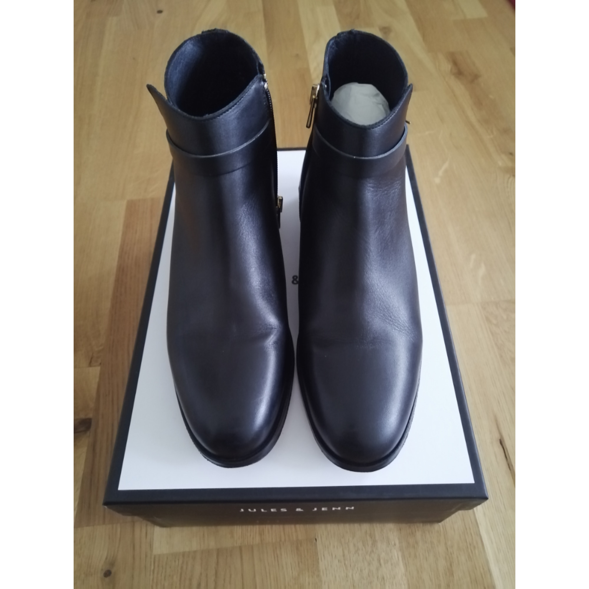 Bottines & low boots plates JULES ET JENN 40 noir - 12328227
