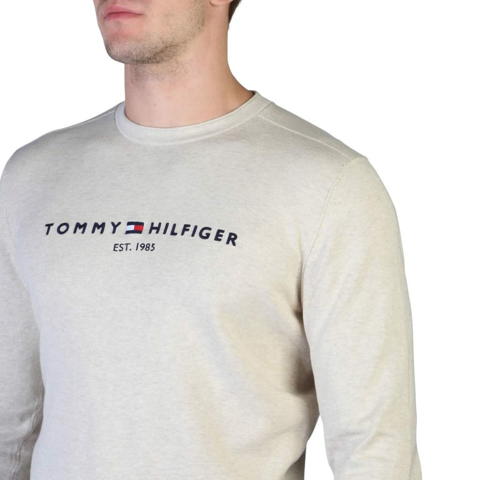 Pull TOMMY HILFIGER 2 (M) gris - 12995536