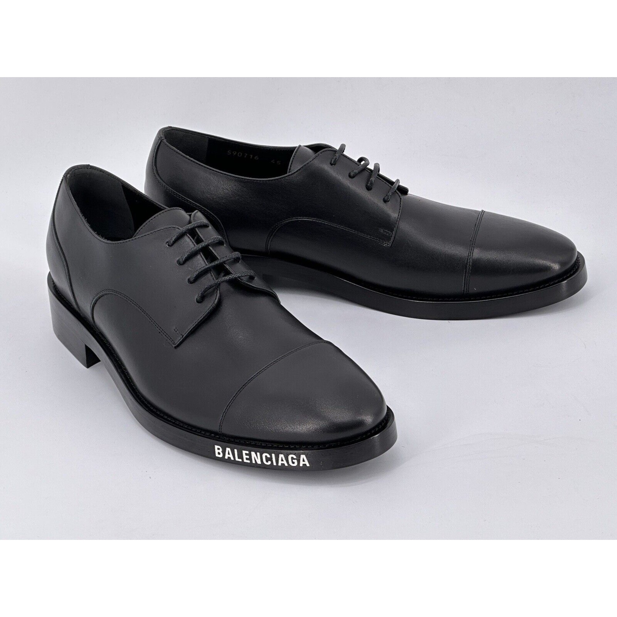 Chaussures à lacets BALENCIAGA 45 noir - 13024721