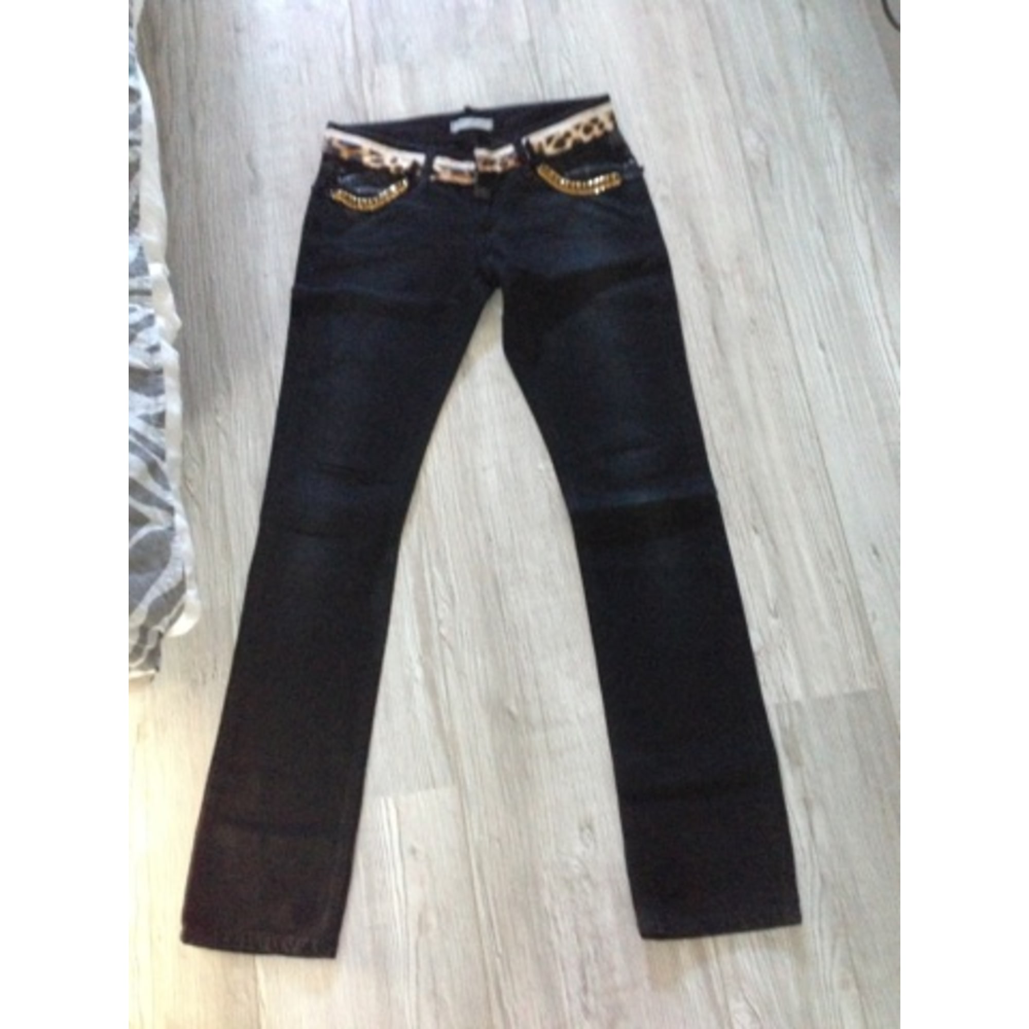 Jeans droit ANNA BIAGINI W28 (T 38) noir - 1635859