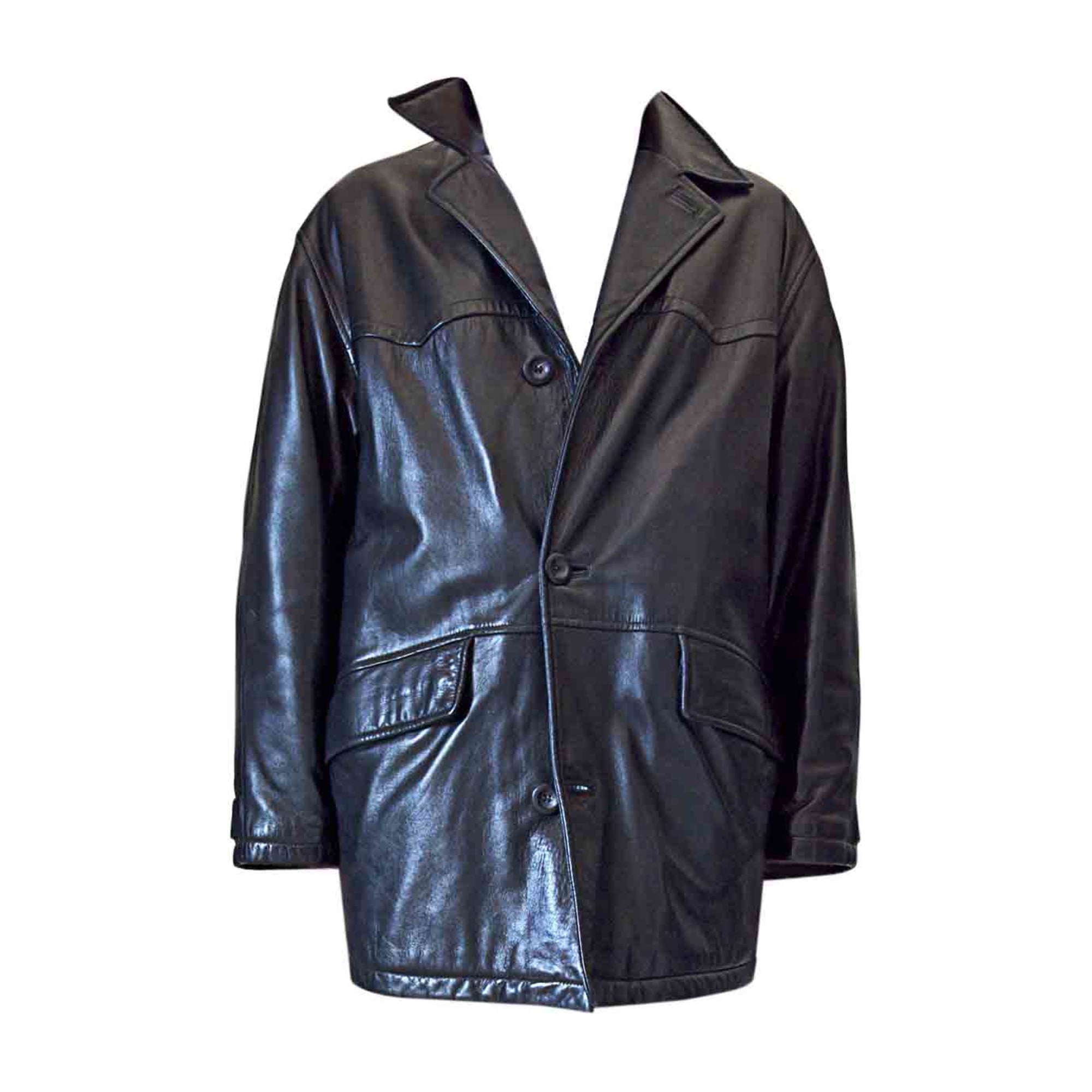 Veste en cuir HUGO BOSS 50 (M) noir vendu par Christian 56447367 - 4033754