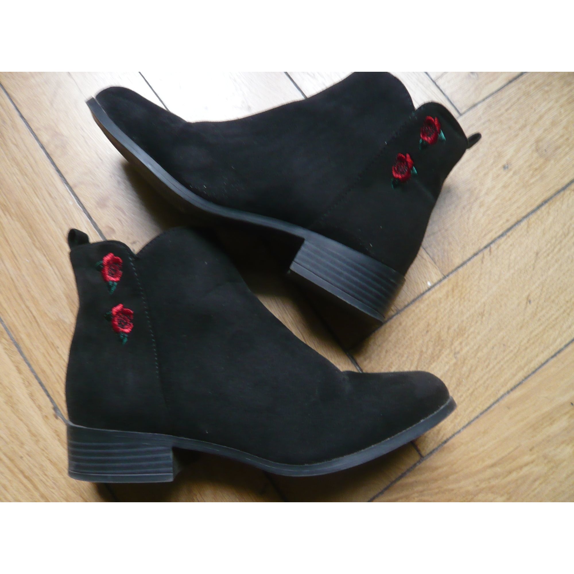 Bottines & low boots à talons MOSQUITOS 37 noir - 9605542