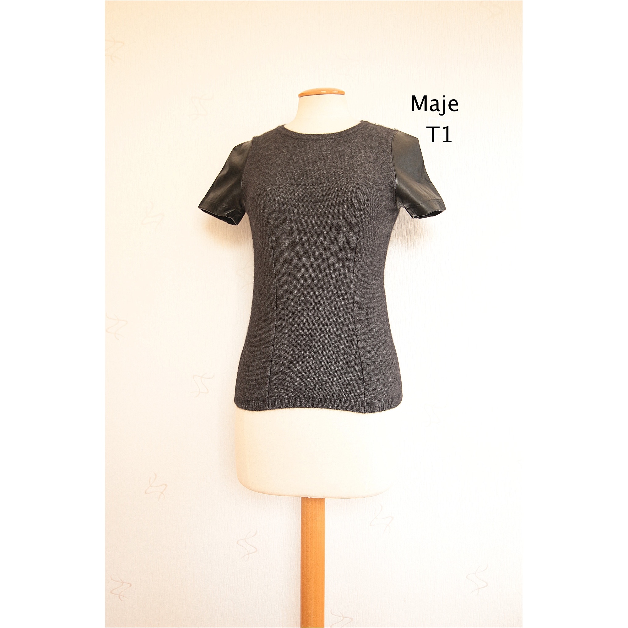 Pull MAJE Gris, anthracite