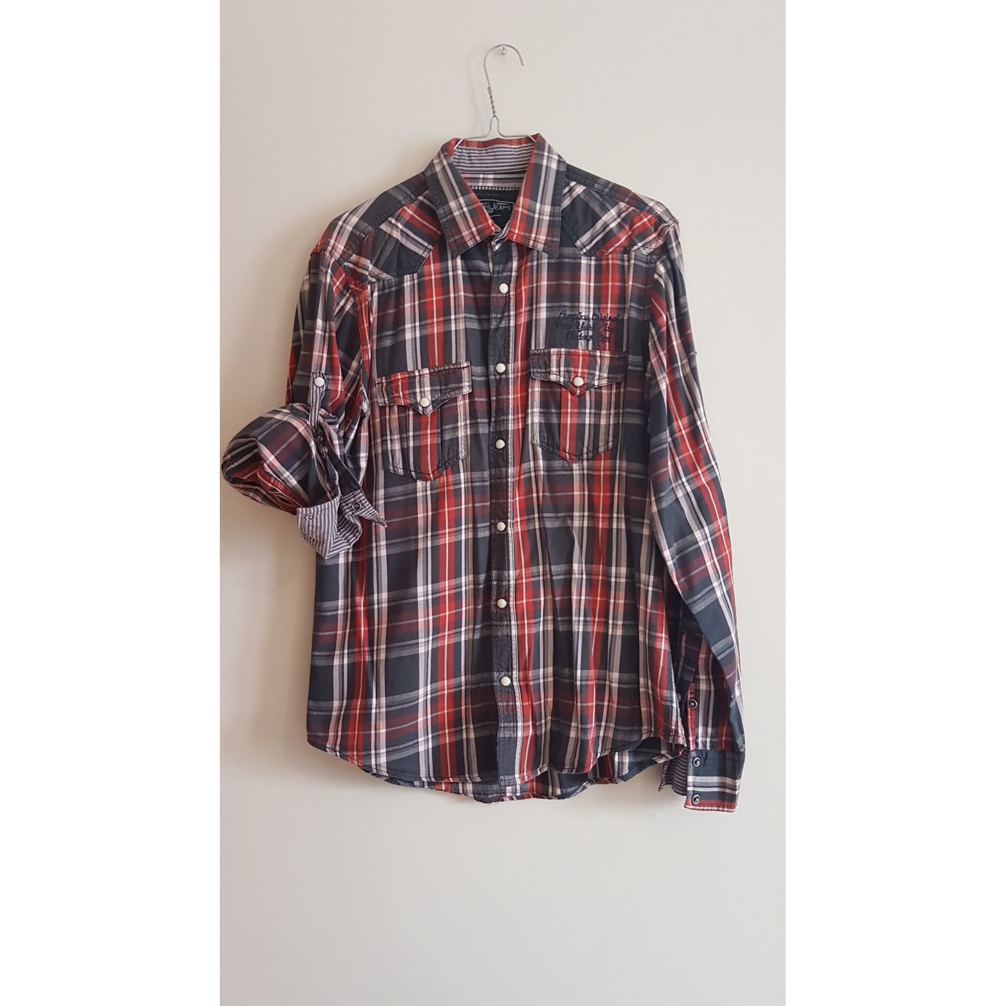 Chemise COMPLICES 39/40 (M) rouge - 9847148