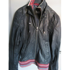Leather Zipped Jacket Dolce & Gabbana  
