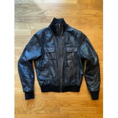 Leather Zipped Jacket Serge Pariente  