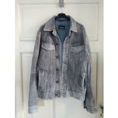 Leather Zipped Jacket Zara  