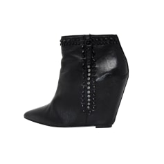 High Heel Ankle Boots Ash  