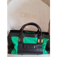 Leather Handbag Chloé Alice 