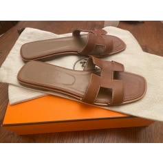 Flache Sandalen Hermès Oran 