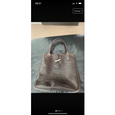 Leather Handbag Longchamp  