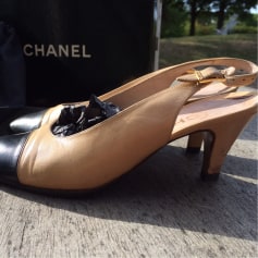 Sandales à talons Chanel  pas cher