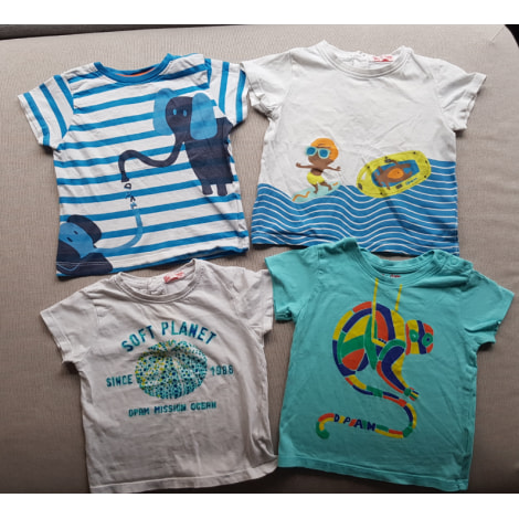 Bambini Abbigliamento bambino Top e t-shirt T-shirt Du Pareil au Même T-shirt Lot de 2 t-shirt 5 ans 