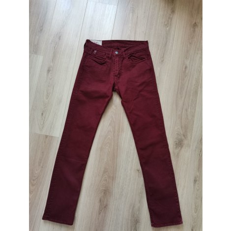Jeans droit JAPAN RAGS W27 (T 36) rouge - 12755397
