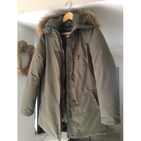 parka femme gold and silver