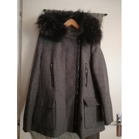 zapa manteau gris