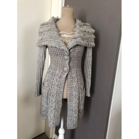 Gilet, cardigan PATRICE BREAL 36 (S, T1) gris - 9956676