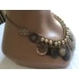 Pendentif, collier pendentif IKITA Doré, bronze, cuivre