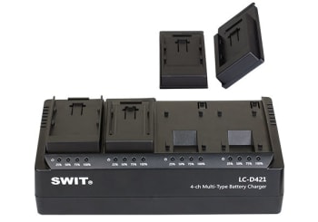 SWIT LC-D421 4-veis batterilader uten batteriplate