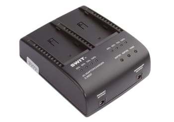 SWIT S-3602F dobbel lader for Sony NP-F -type batterier
