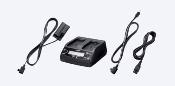 Sony AC-VQ1051D AC/DC-adapter/dobbel lader for L-serie batterier