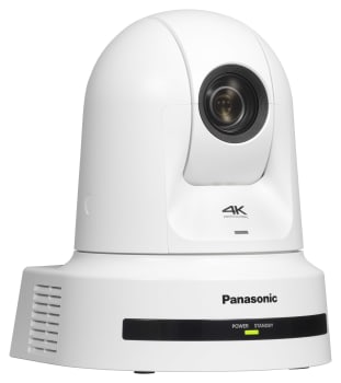 Panasonic AW-UE80WE 4K PTZ Kamera 24x Zoom Hvit